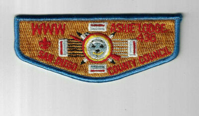 OA Lodge 436 Ashie S17 Flap BLU Bdr San Diego, CA [STS354]