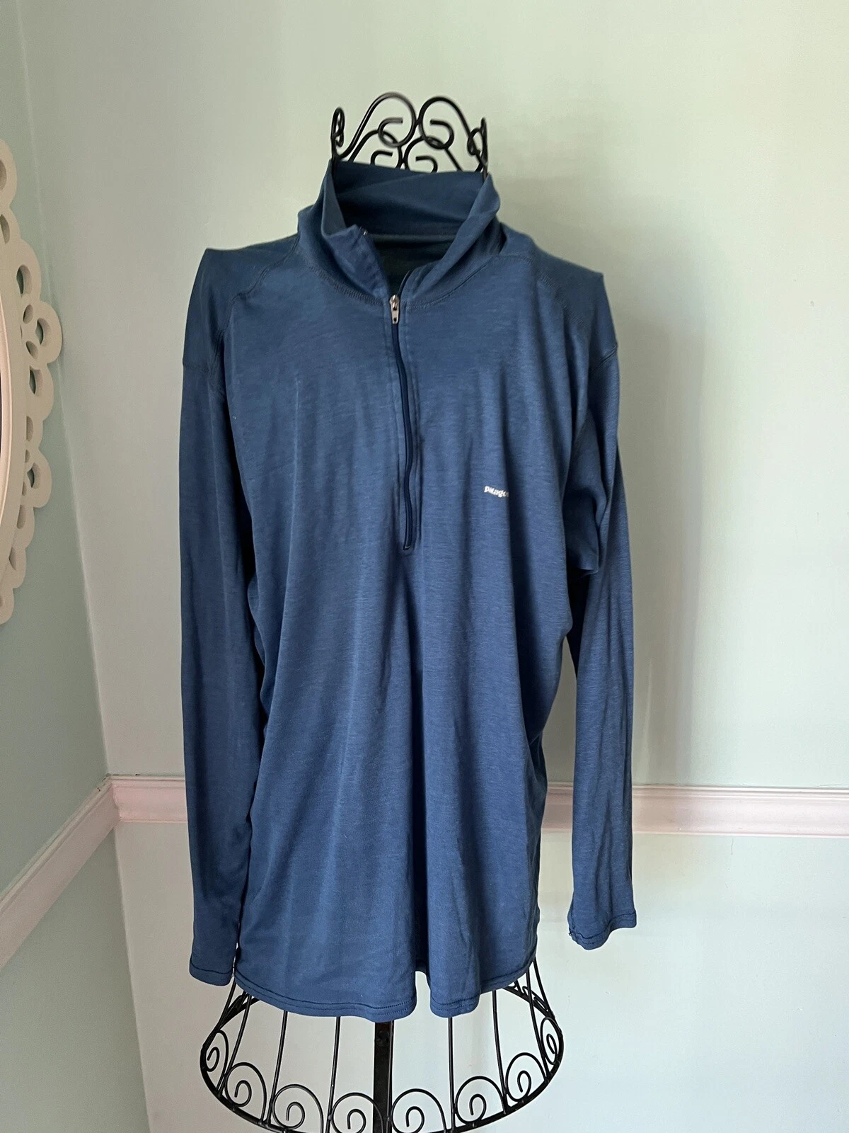 Patagonia Capilene 1/4 Zip Men's XL Long Sleeve Base Layer Pullover Shirt USA
