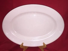 Oval Ironstone Platter 15 1/2" x 11" x1 3/4" Restaurant Ware Food Service White-