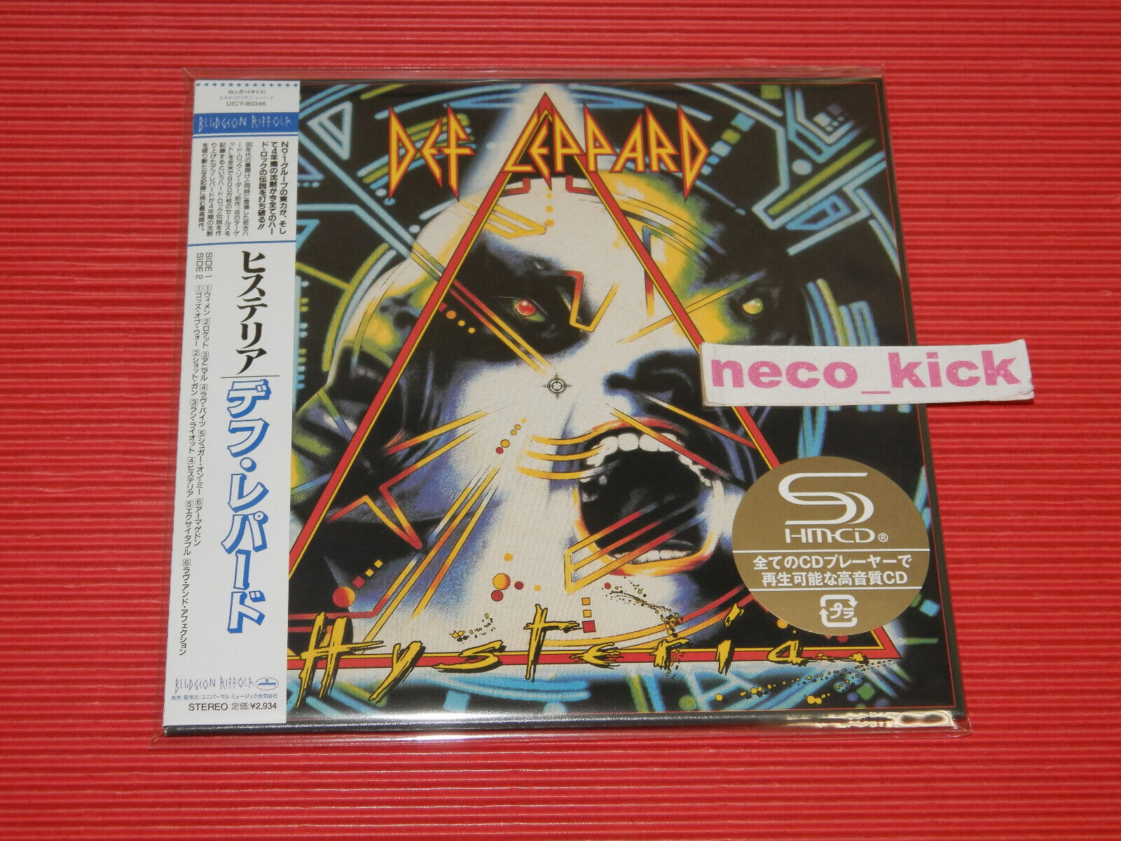 11B  DEF LEPPARD HYSTERIA JAPAN MINI LP SHM CD