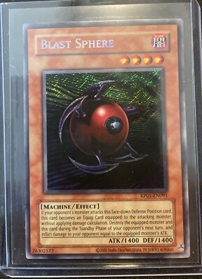 Yu-Gi-Oh! TCG Blast Sphere Retro Pack RP01-EN091 Unlimited Secret Rare
