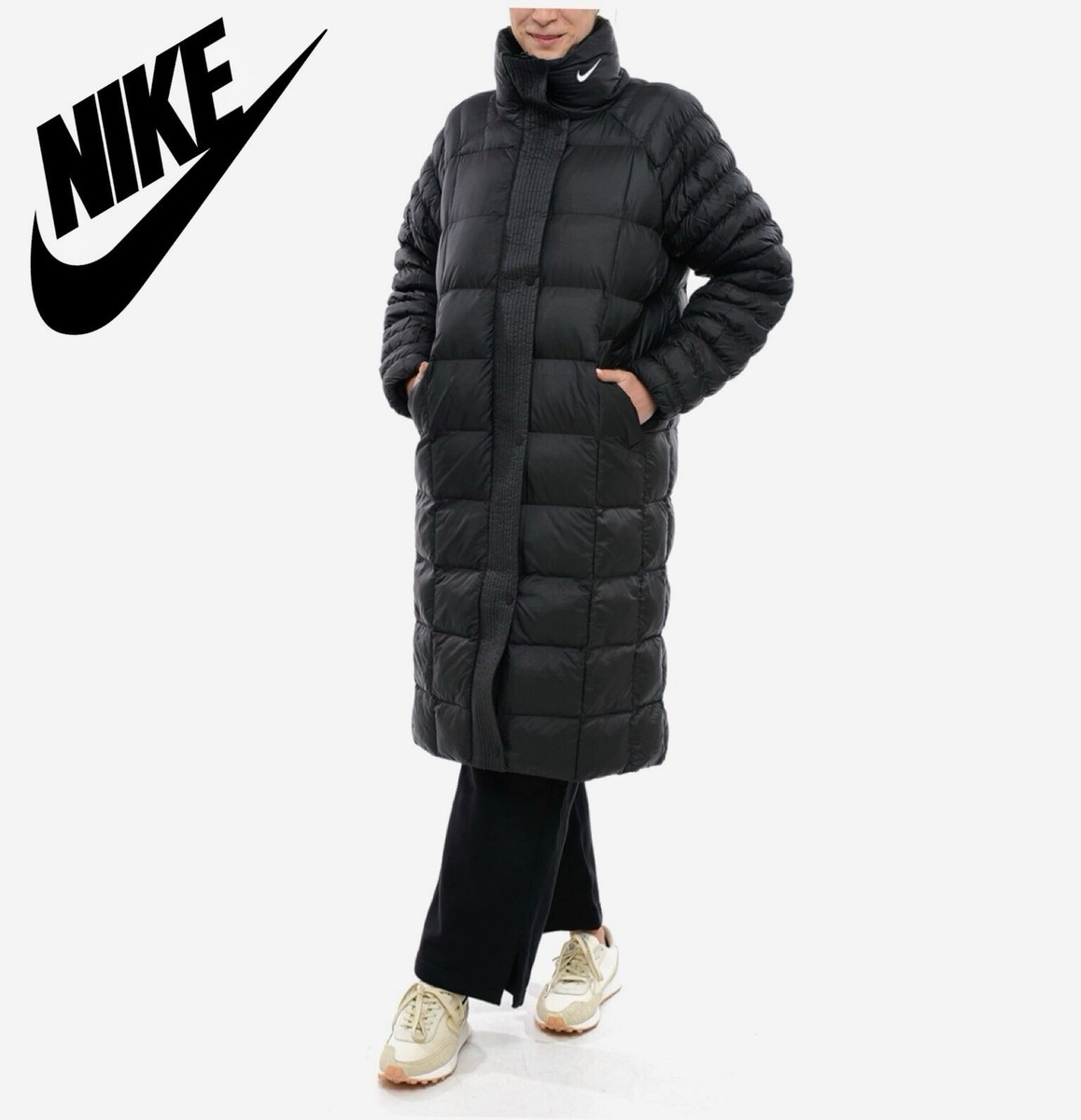 🔥NIKE Swoosh Puffer Therma-FIT Parka Water-Resistant Oversized - Main Image