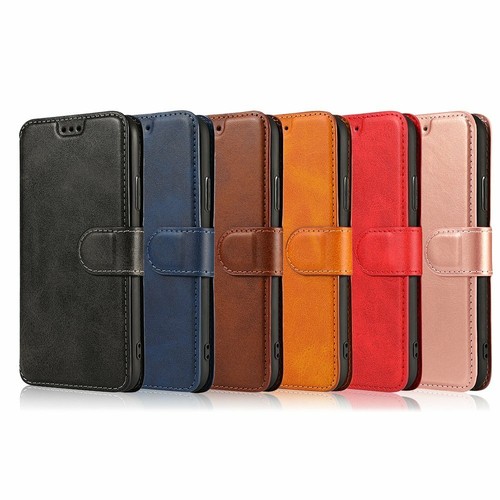 Luxus Magnet Leder Brieftasche Handy Hülle Cover für Samsung S8-S25U Note 20+ - Bild 10 von 16