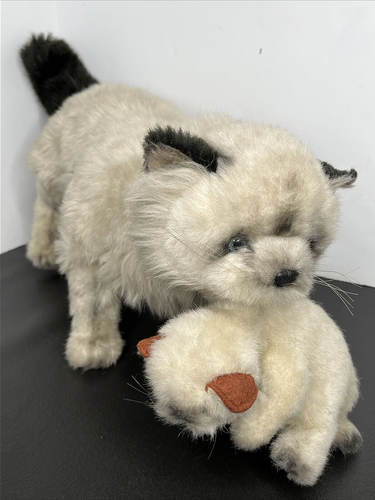 1983 Avanti Himalayan Cat & Kitten Plush Stuffed Animal 24" Applause Jockline - Picture 2 of 19