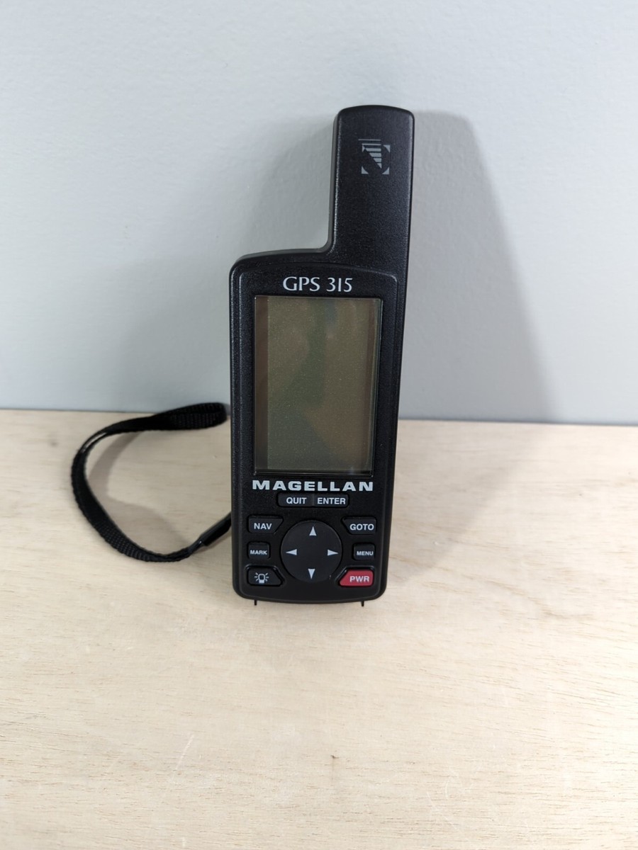 GPS Magellan 315 12 Canaux Vintage, Avec Boîte Et Manuels, Testé Et Fonctionnel