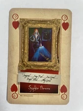 Sophie Neveu Da Vinci Code Artist Art Artwork Playing Swap Card: Queen of Hearts