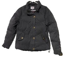 Roper Women’s Black Puffer Jacket Quilted Down Filled Winter Western Coat Sz S