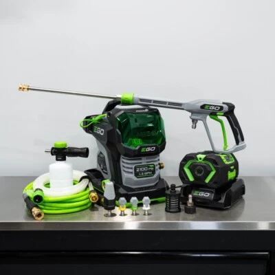 EGO Power+ 2100 PSI Compact Cordless Pressure Washer | 6.0 Ah Battery