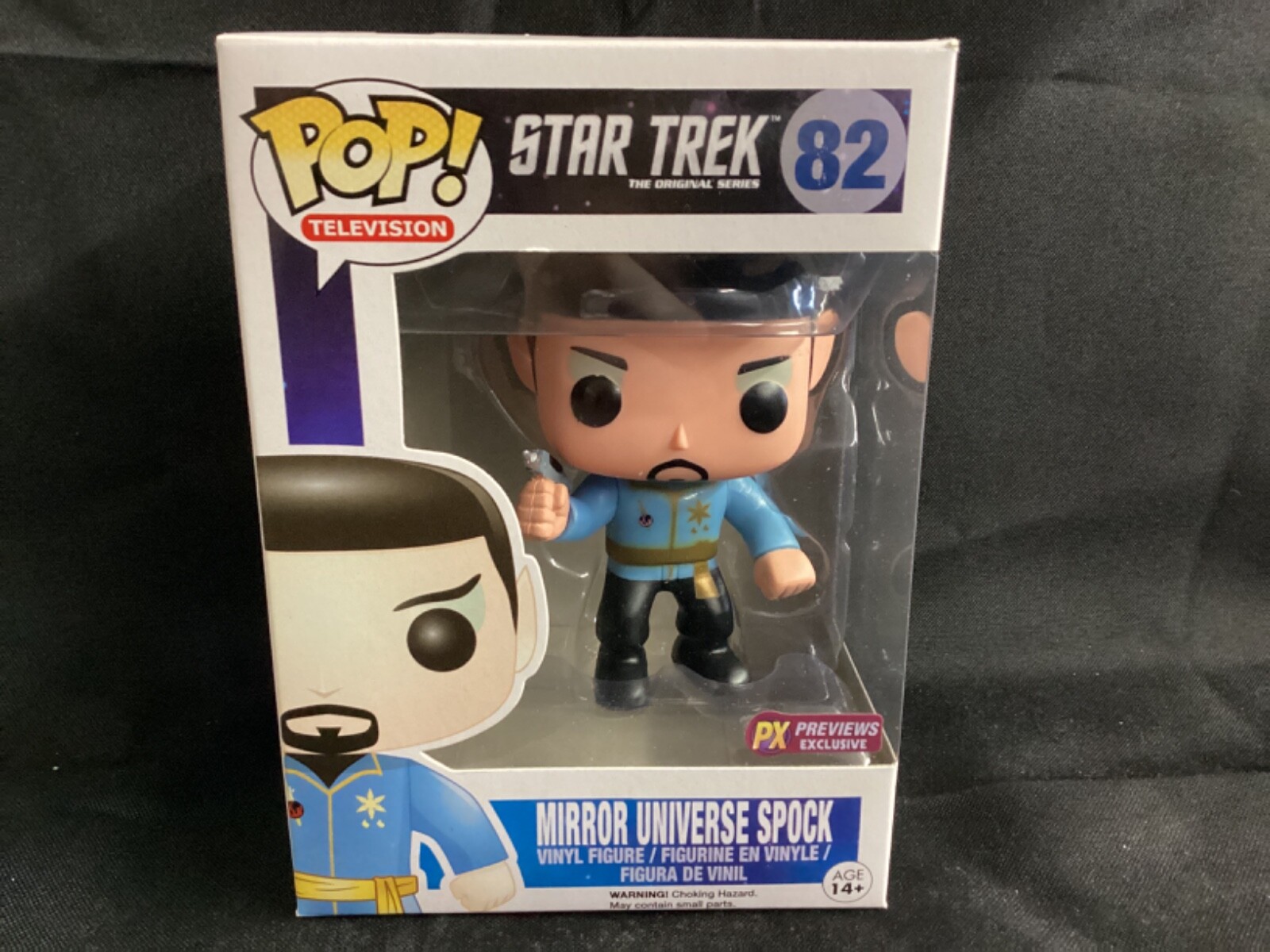 Funko Pop! Television Star Trek Mirror Universe Spock #82 Px Exclusive - Damaged