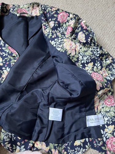 Vintage Laura Ashley Cotton Skirt Suit Size 8 - Picture 7 of 10