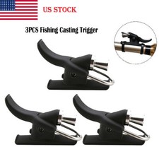 3pcs Stainless Breakaway Trigger Casting Cannons Fishing Accessories Surf Parts!