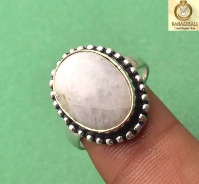 Rainbow Moonstone Plated Ring Jewellery Sale 6.0 GM Discount @1.49-51762