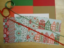 Stampin Up! NORDIC NOEL 6 x 6 Designer Paper Card Kit CHRISTMAS RARE