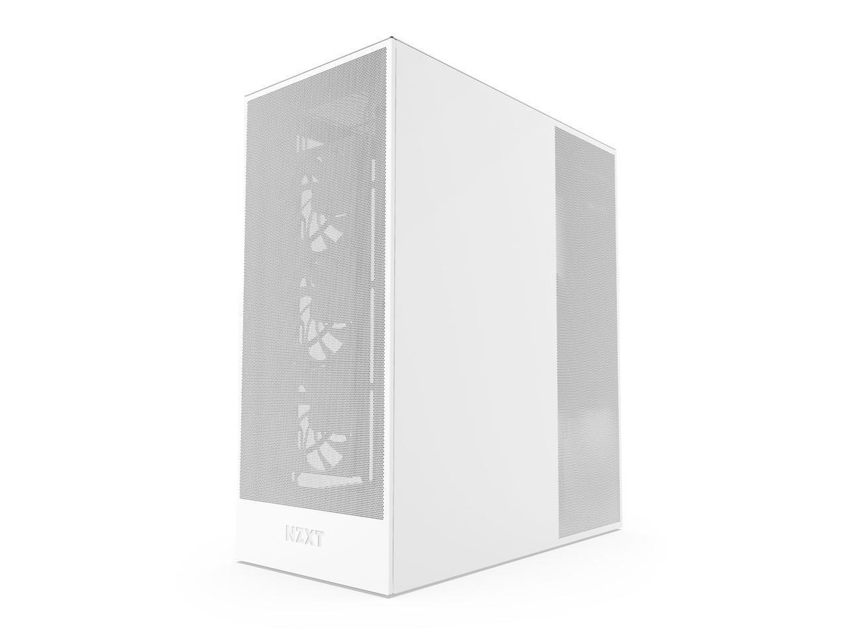NZXT H7 Flow (2024) Mid-Tower Case - All White-CM-H72FW-01 | eBay