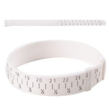 Plastic Bracelet Bangle Gauge Sizer Jewelry Measure Wrist Size Tool 15-25cm