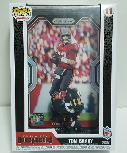 TOM BRADY - Tampa Bay Buccaneers Funko POP # 11 Vinyl NFL Figure w/ Panini Prizm