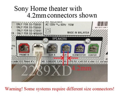 1 20ft speaker cable/wire 4.2mm 18AWG made for select sony/samsung