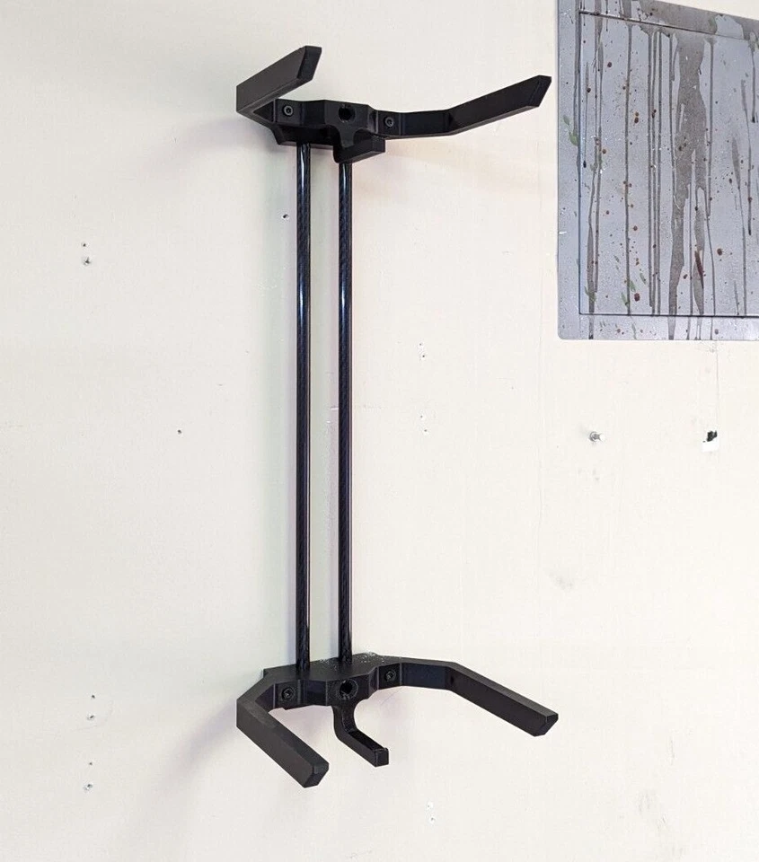 STACKZ 1/10 RC Car Shelf Pit Display Stand Holder for NPRC Drag Cars Wall Mount - Image 2 of 4