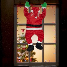 Weatherproof Christmas Climbing Santa - Hanging Durable Decor for Indoor Outdoor
