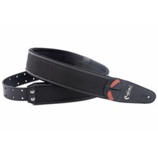 RightOn! Mojo Amp 40W Black Vegan 6cm width Guitar strap
