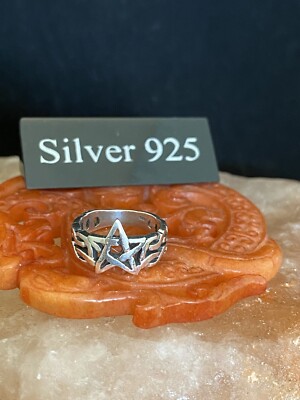 Solid Silver Wiccan Ring Band Ring
