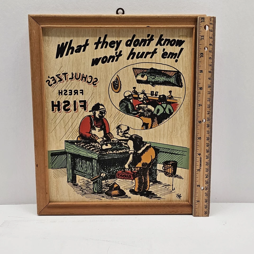 Impresión enmarcada de pescadores Whitehall Metal Studios "Lo que no saben no" Foto 3 de 4