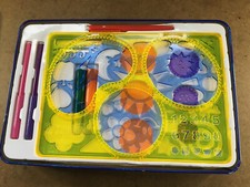 SpiroArt By Nex. Spirograph Toy with Pens In Metal Case