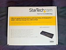 USB 3.0  Docking Station with Dual Video, 4k Display port, HDMI