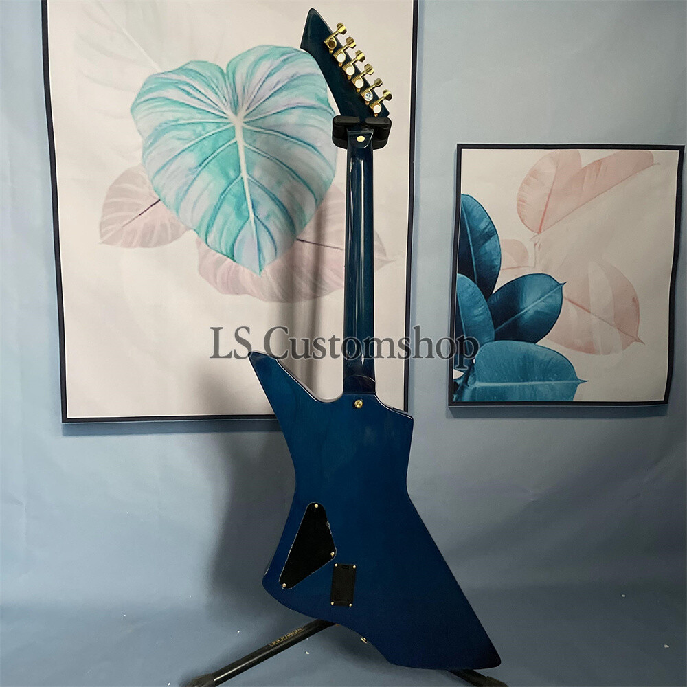 James Hetfield Snakebyte Electric Guitar Metallica Ocean Blue