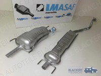 Imasaf Auspuffset Ab Kat für Opel Astra G 1.6 16V+1.8 16V Fliesheck CC 1998-2000