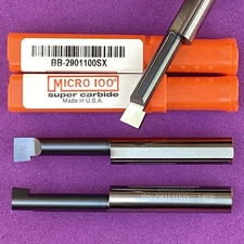MICRO 100   BB - 2901100SX  Carbide Boring Bar; 5/16" Shank AlTiN🎯Machinist