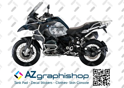 Sticker Set BMW R 1200 GS Adv 2014-2018 Worldwide Style R-1200-GS-ADV-14-18-OB-W