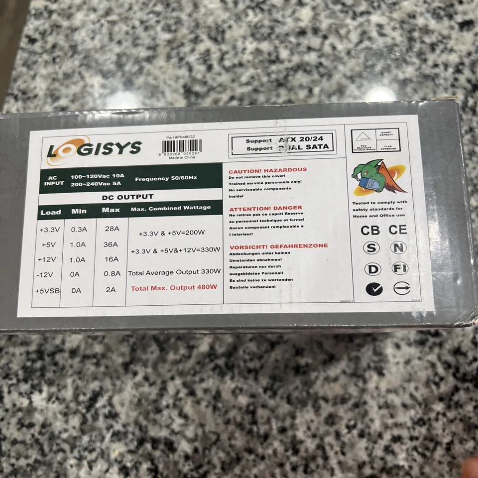 logysis 480w power supply - Image 3 of 4