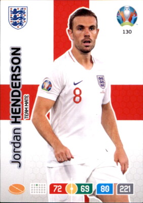 Panini Adrenalyn XL Euro 2020 130 - Jordan Henderson - Team Mate