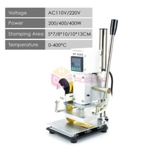 Digital Stamping Hot Foil Machine Bronzing Craft For Leather PVC Card Embossing