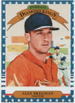 Alex Bregman 2019 DONRUSS BASEBALL Independence Day Parallel #11 Astros