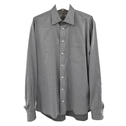 nick dunn dress shirt Nick Dunn London Dress Shirt Mens Large 16.5, 34/35 Long sleeve Button  Front
