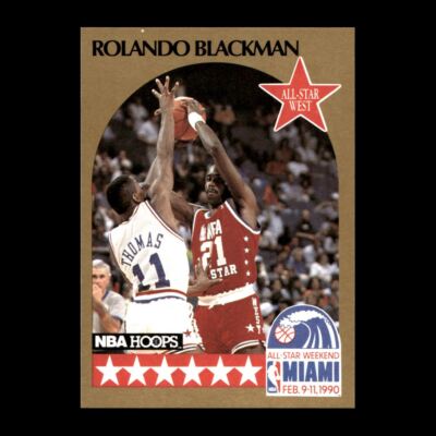Rolando Blackman 1990-91 Hoops Dallas Mavericks #14 R328E 79
