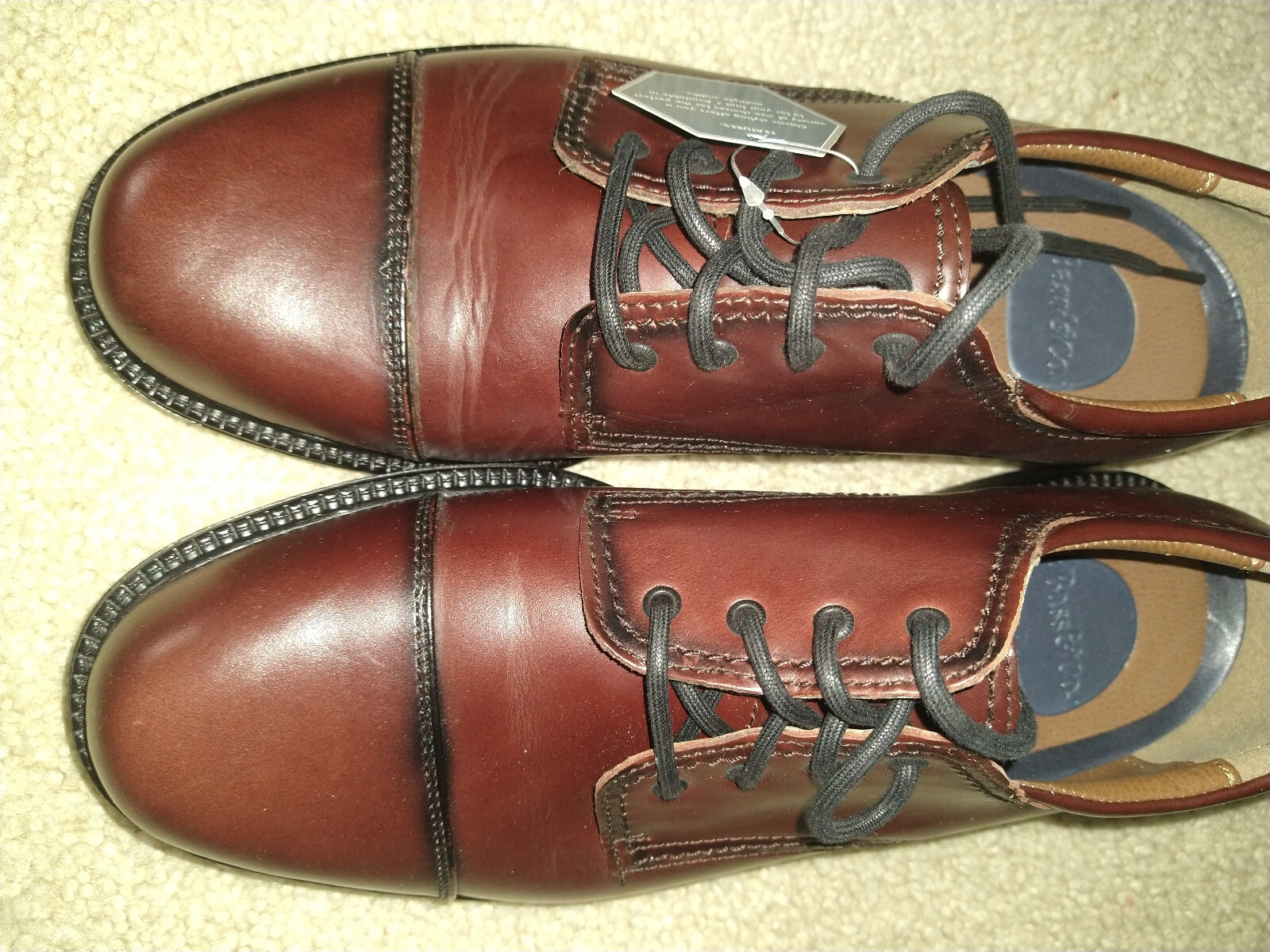 SAOLA Scarpa elegante uomo Bass Webster Oxford marrone Nuova 11 5M