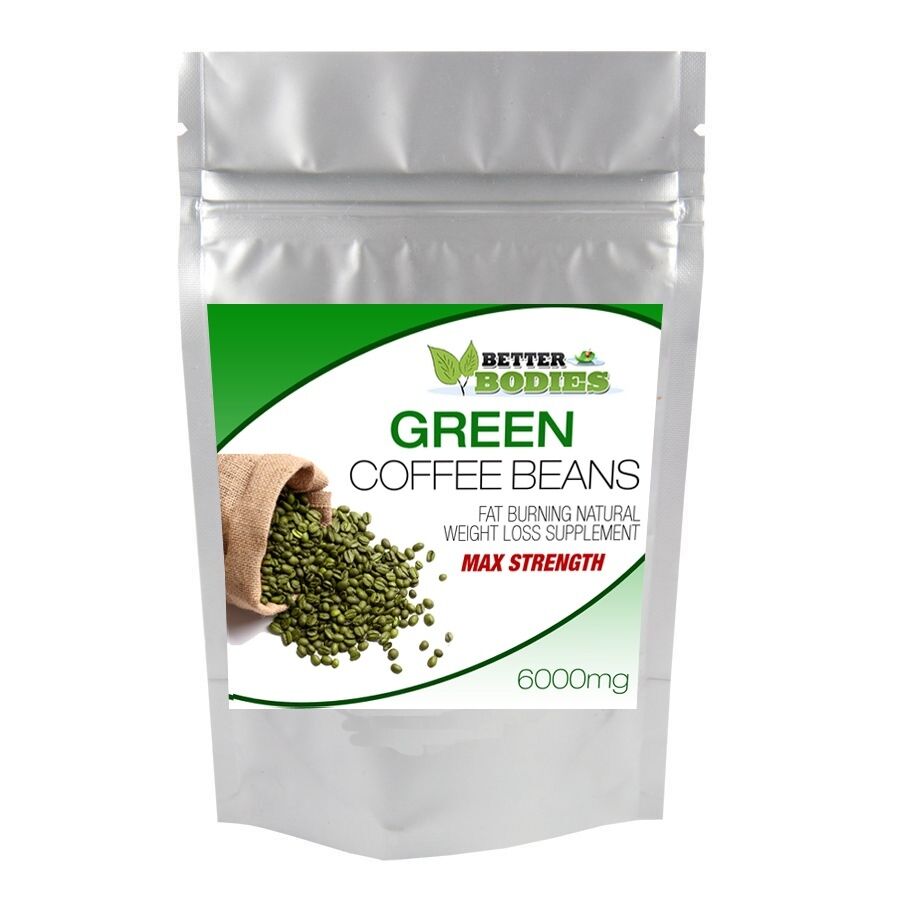 120 Green Coffee Bean Capsules Extra Strength MAX 6000mg Diet Weight Loss Pills