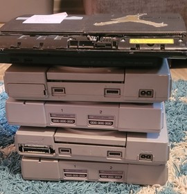 Lot of 10 gaming consoles Xbox 360, Playstation, NOT WORKING, PARTS ONLY