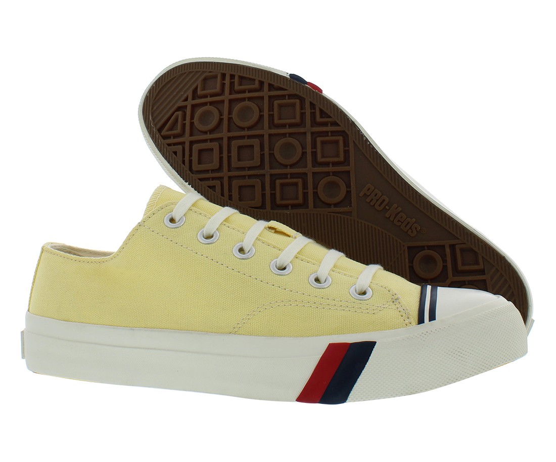 Keds Royal Lo Canvas Mens Shoes Size 6 Color Pale Yellow 7490₽