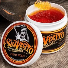 Suavecito Firme Strong Hold Pomade, Strong Hold Pomade For Men, 4oz/113g