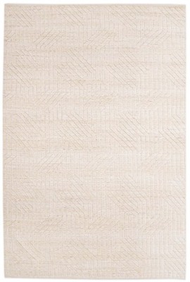 254x172 cm Mahli Fine Teppich beige Schurwolle - modern