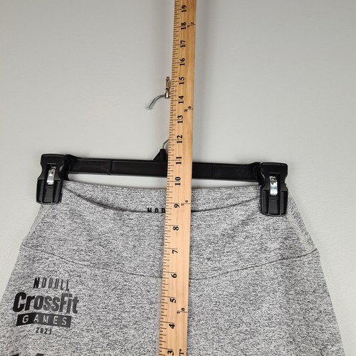 NOBULL Cross Fit Games 2021 #166 Heathered Gray Leggings Small Workout Lift - Picture 4 of 9