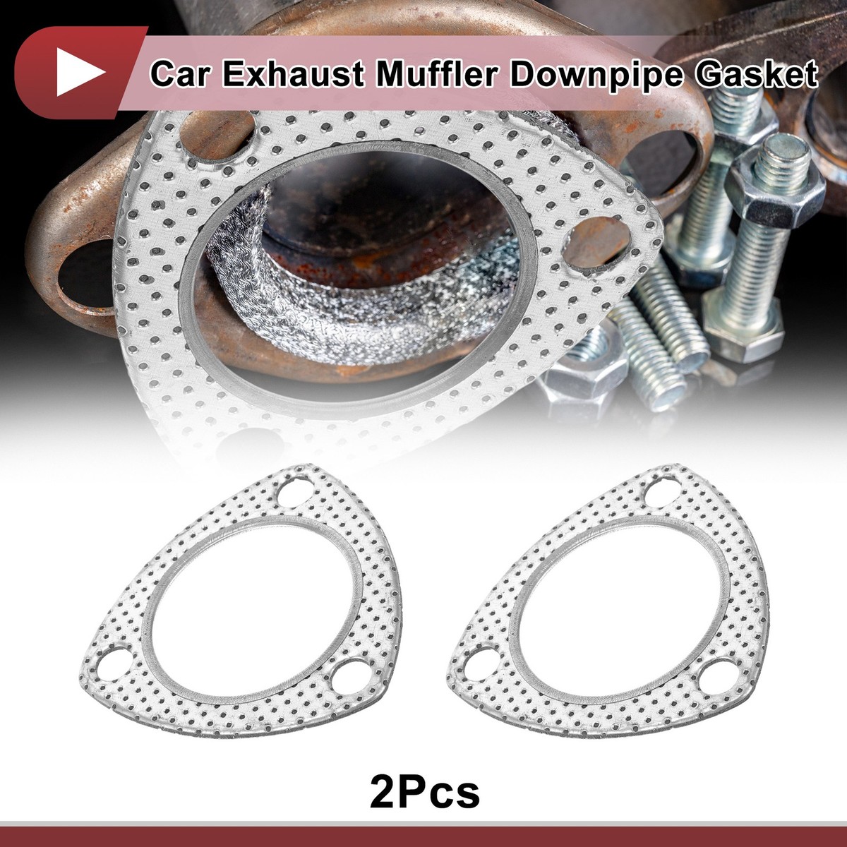 Tongze 60mm Exhaust Manifold Gasket - Universal Graphite Ring Seal For 2-3/8" Exhaust Pipe - View #3