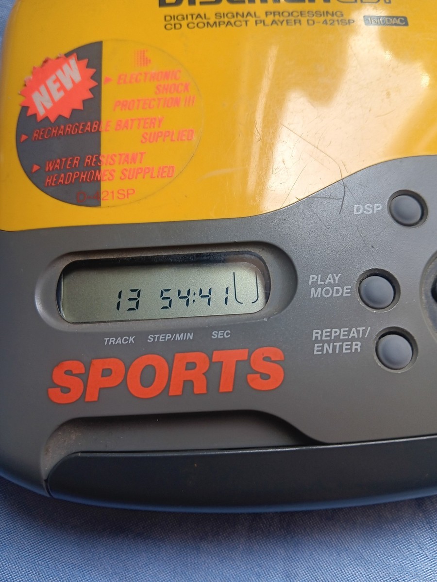 Sony Sports Discman ESP D-421SP Portable CD Player ~ NOT