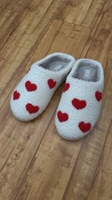 MIA Heart Slippers Size 8