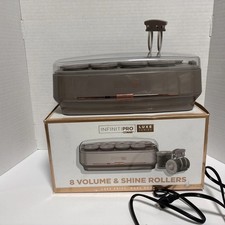 InfinitiPRO Conair HS800 Luxe Series 8 Volume  Shine Jumbo 2" Hot Rollers Works