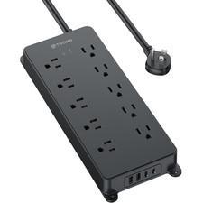 Trond Power Strip Surge Protector 4000J Etl Listed 10 Widely Spaced Outlets 2